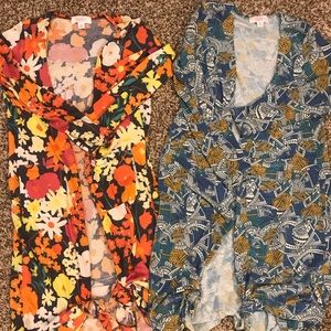 TWO Lularoe Sariah’s. Size 12. NWOT